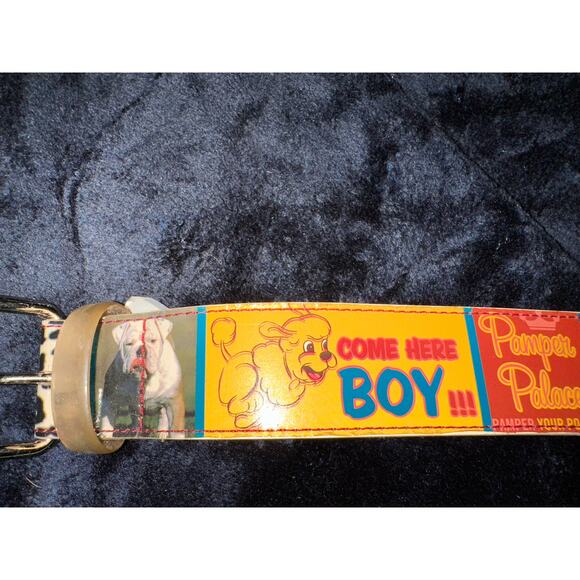 VINTAGE CUTEST UNWORN DOG THEMED BELT GROOMER POP ART DOG LOVERS UNISEX - Picture 5 of 11